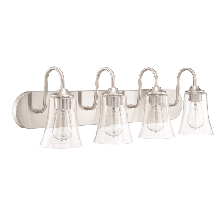 4 Light Vanity in Brushed Polished Nickel by Craftmade