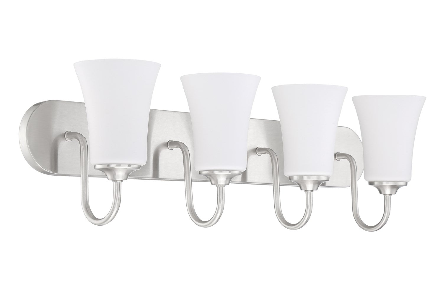4 Light Vanity in Brushed Polished Nickel
