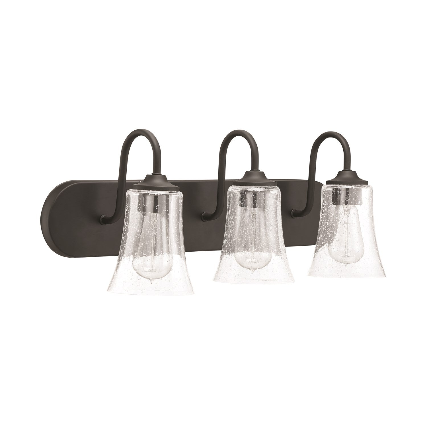 3 Light Vanity in Flat Black by Craftmade