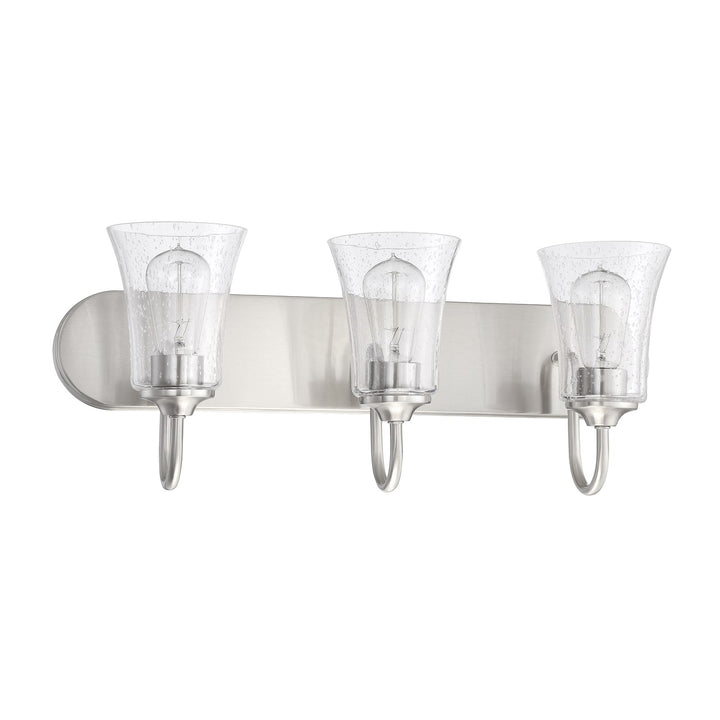 3 Light Vanity in Brushed Polished Nickel by Craftmade