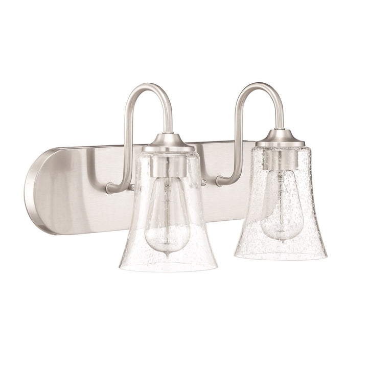 2 Light Vanity in Brushed Polished Nickel by Craftmade