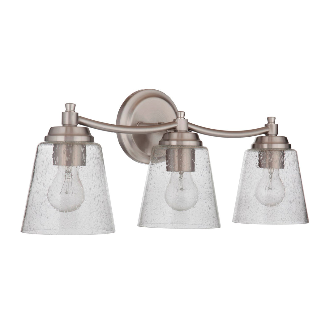 3 Light Vanity in Brushed Polished Nickel by Craftmade
