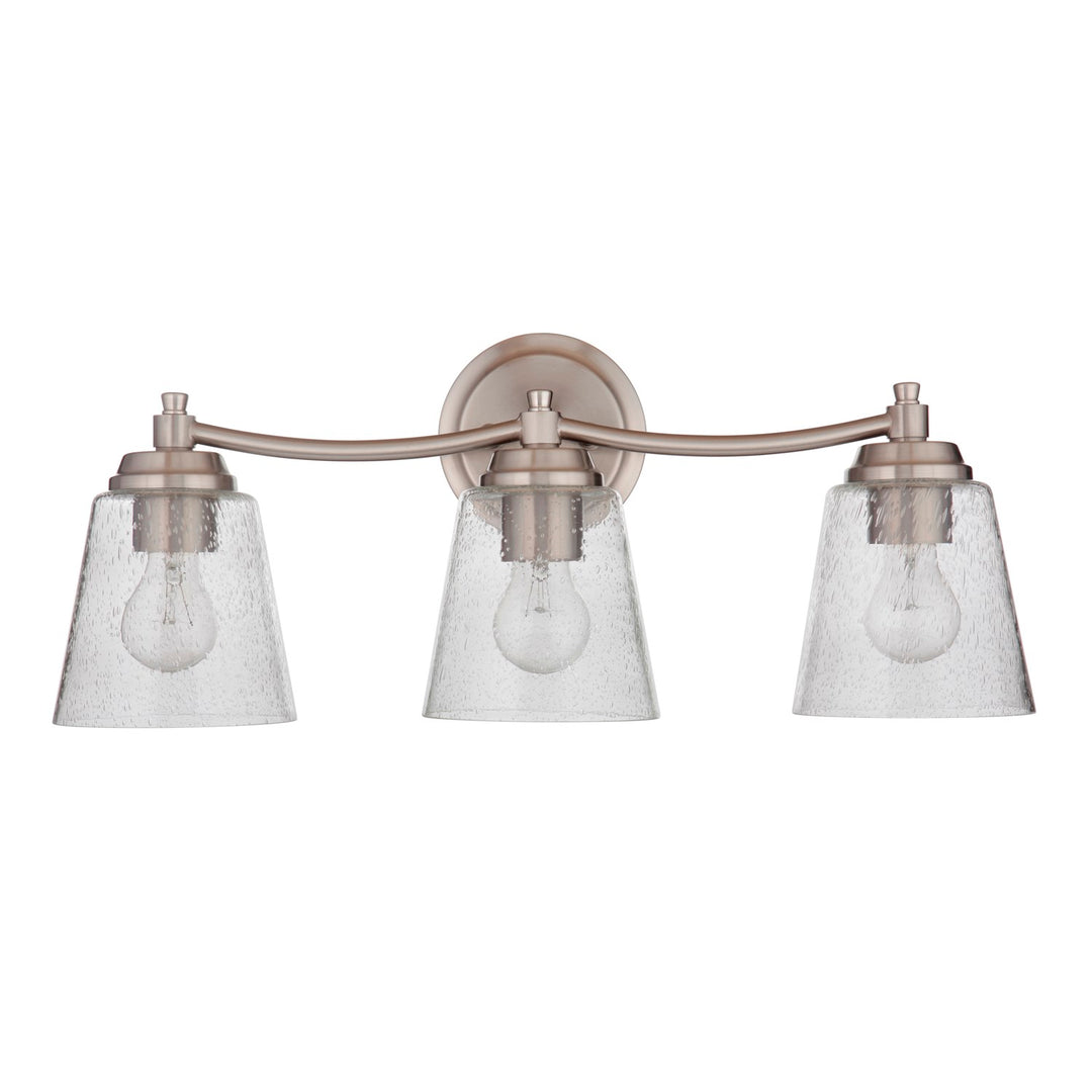 3 Light Vanity in Brushed Polished Nickel