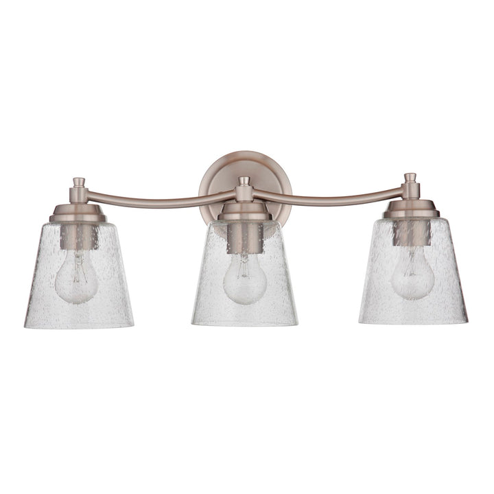 3 Light Vanity in Brushed Polished Nickel