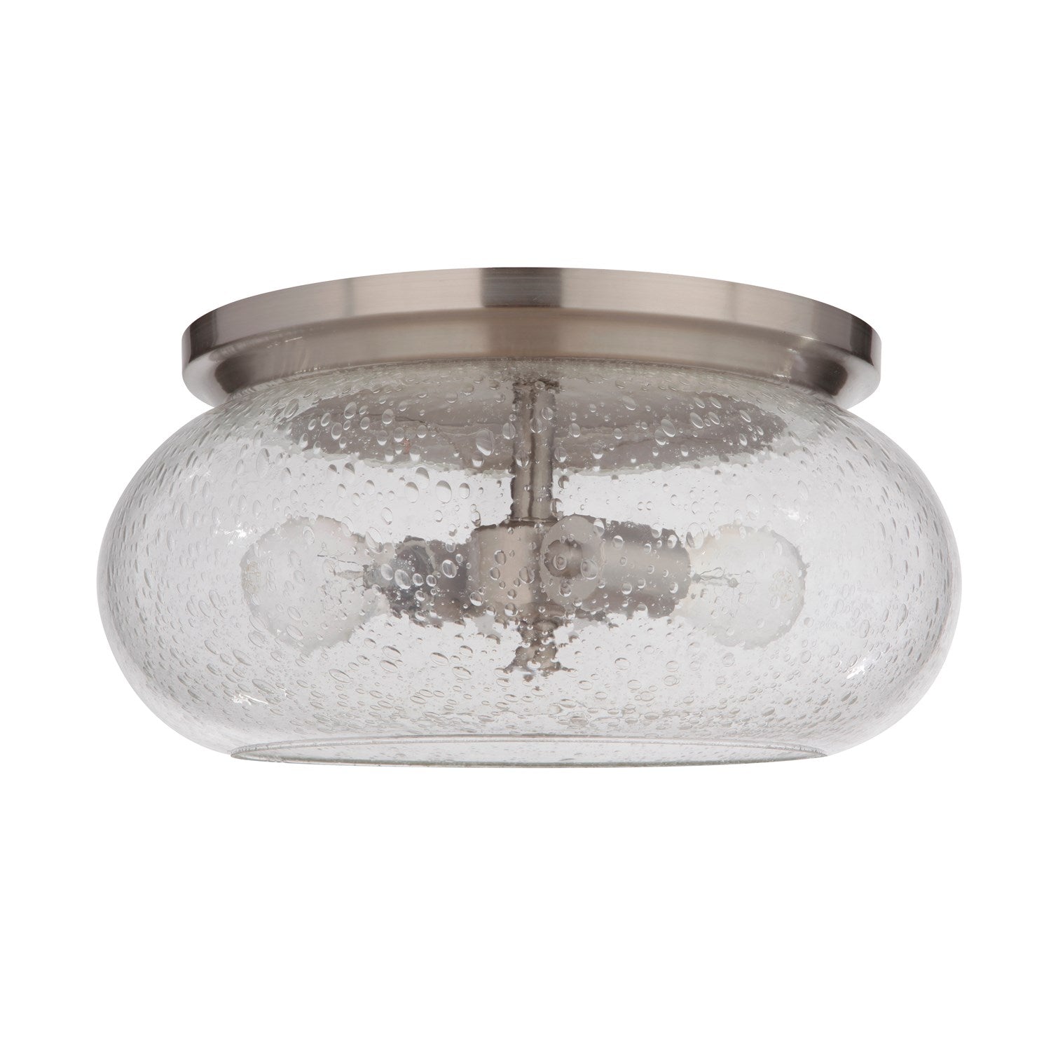 2 Light Flushmount in Brushed Polished Nickel by Craftmade