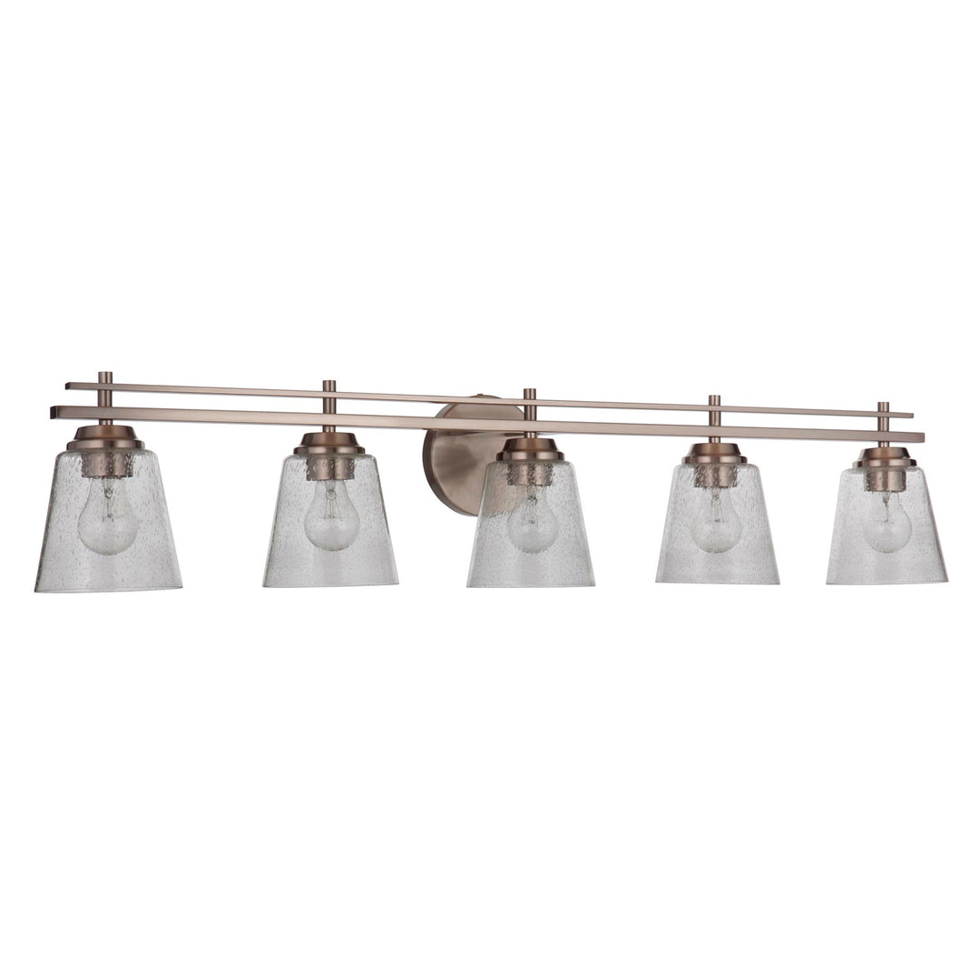 5 Light Vanity in Brushed Polished Nickel by Craftmade