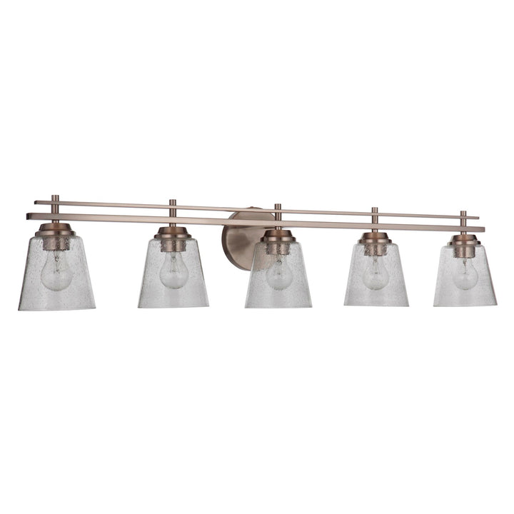 5 Light Vanity in Brushed Polished Nickel by Craftmade