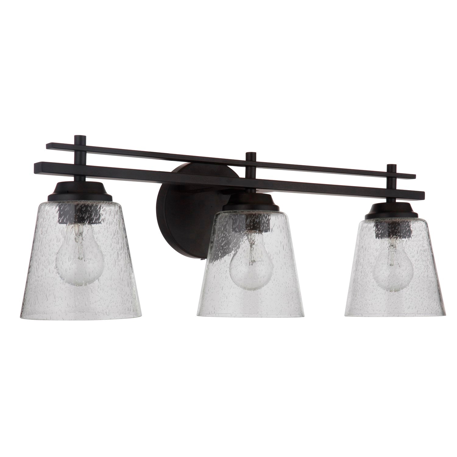 3 Light Vanity in Flat Black by Craftmade