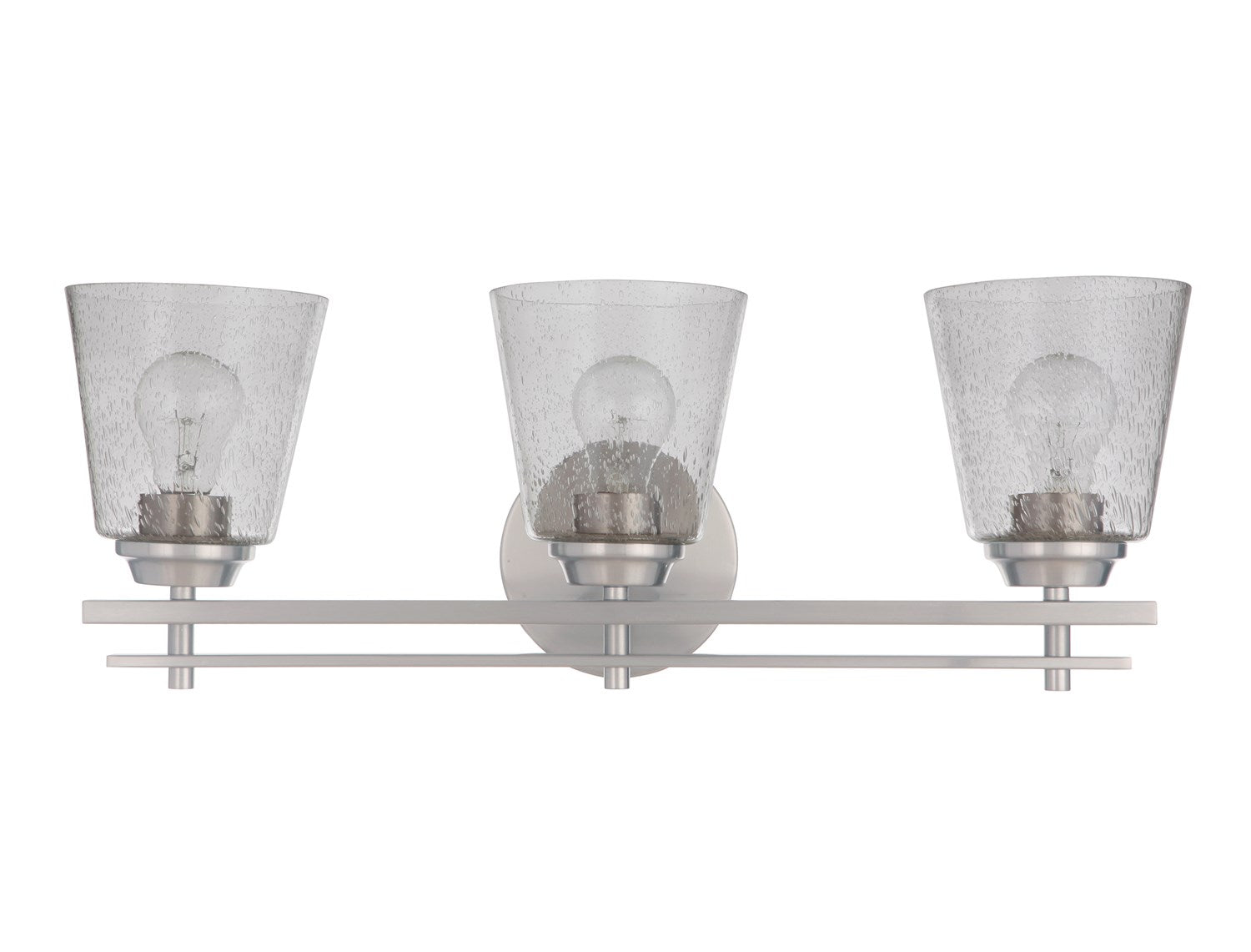3 Light Vanity in Brushed Polished Nickel by Craftmade