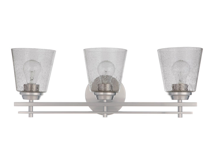 3 Light Vanity in Brushed Polished Nickel by Craftmade