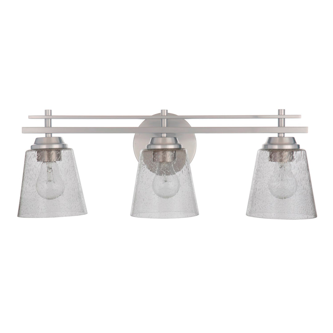 3 Light Vanity in Brushed Polished Nickel