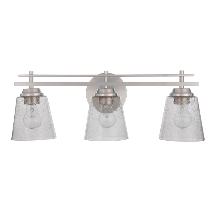 3 Light Vanity in Brushed Polished Nickel