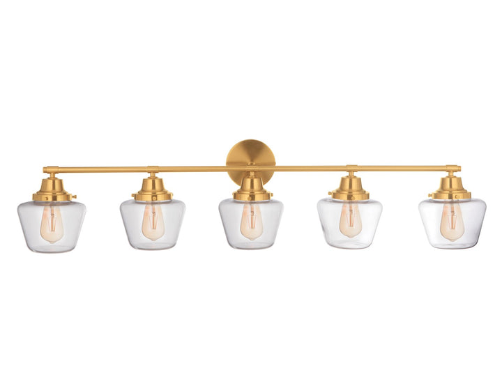 5 Light Vanity in Satin Brass by Craftmade