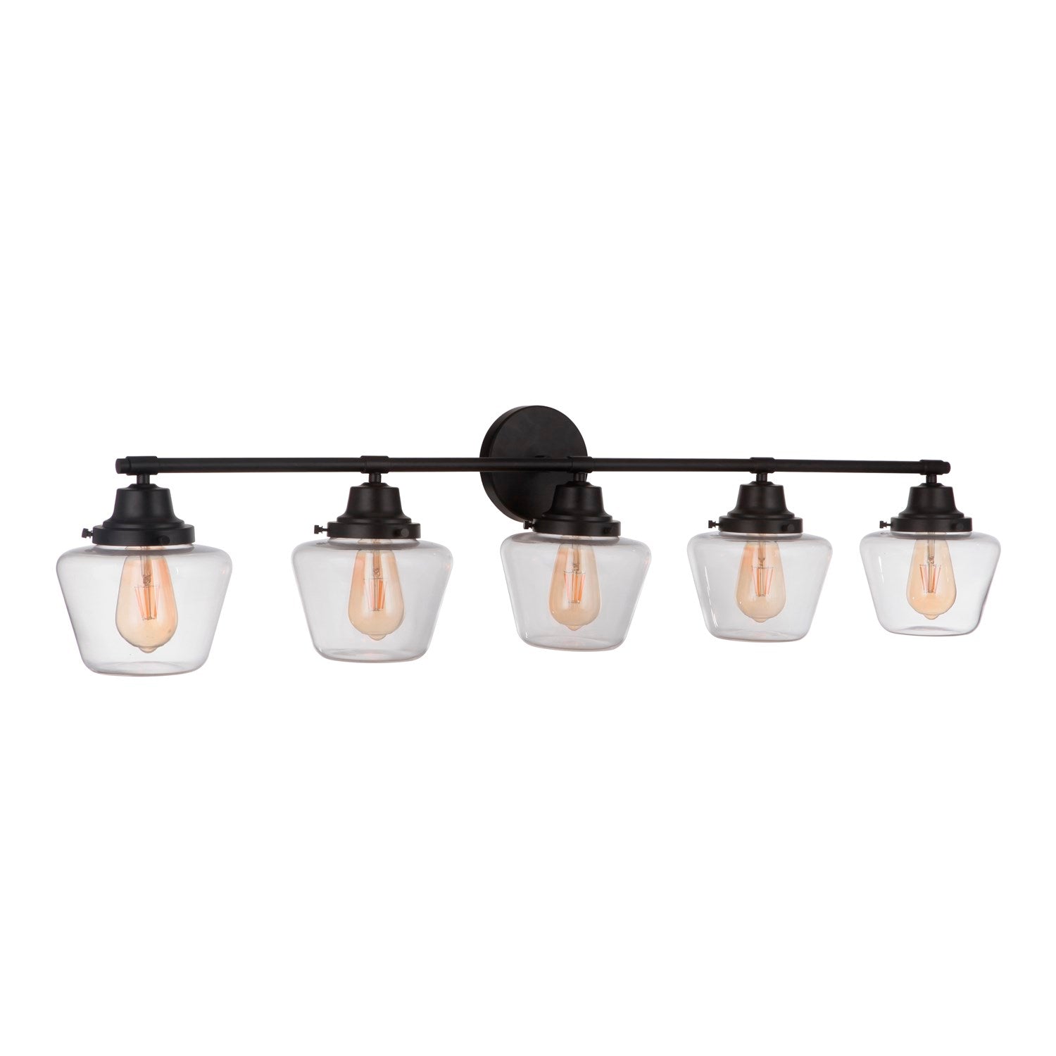 5 Light Vanity in Flat Black by Craftmade