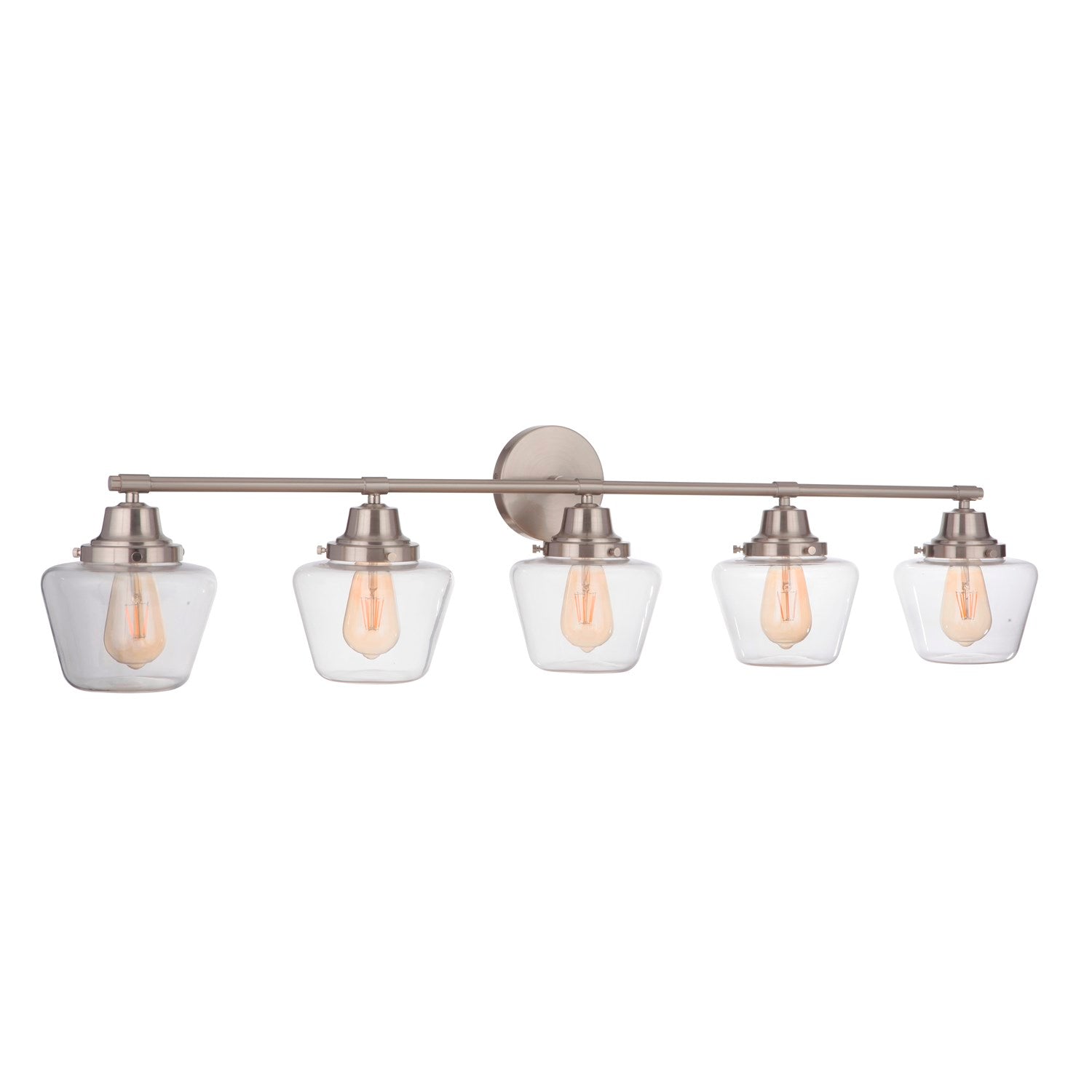 5 Light Vanity in Brushed Polished Nickel by Craftmade