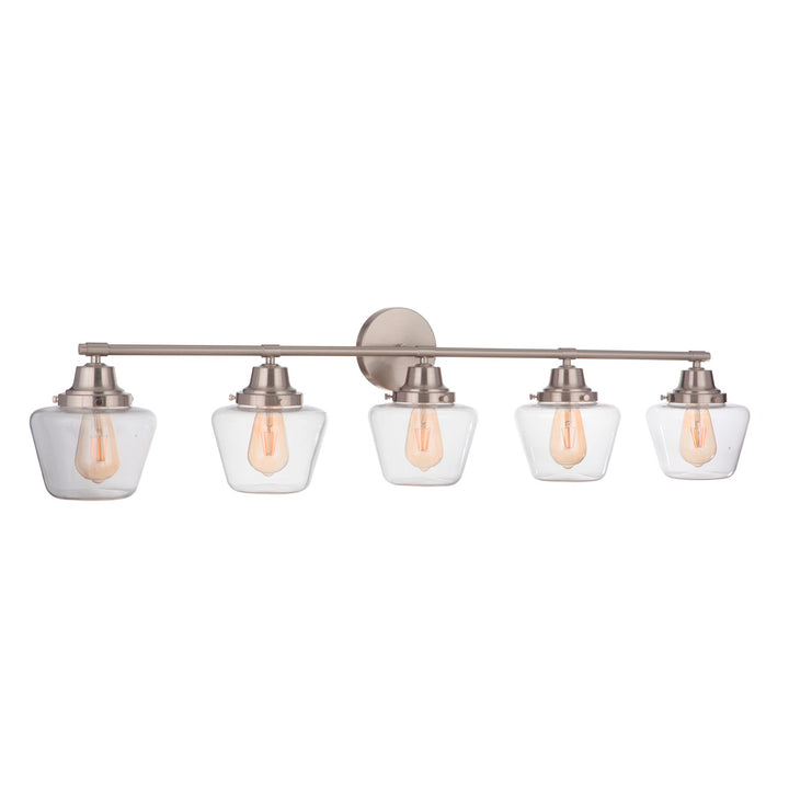 5 Light Vanity in Brushed Polished Nickel by Craftmade