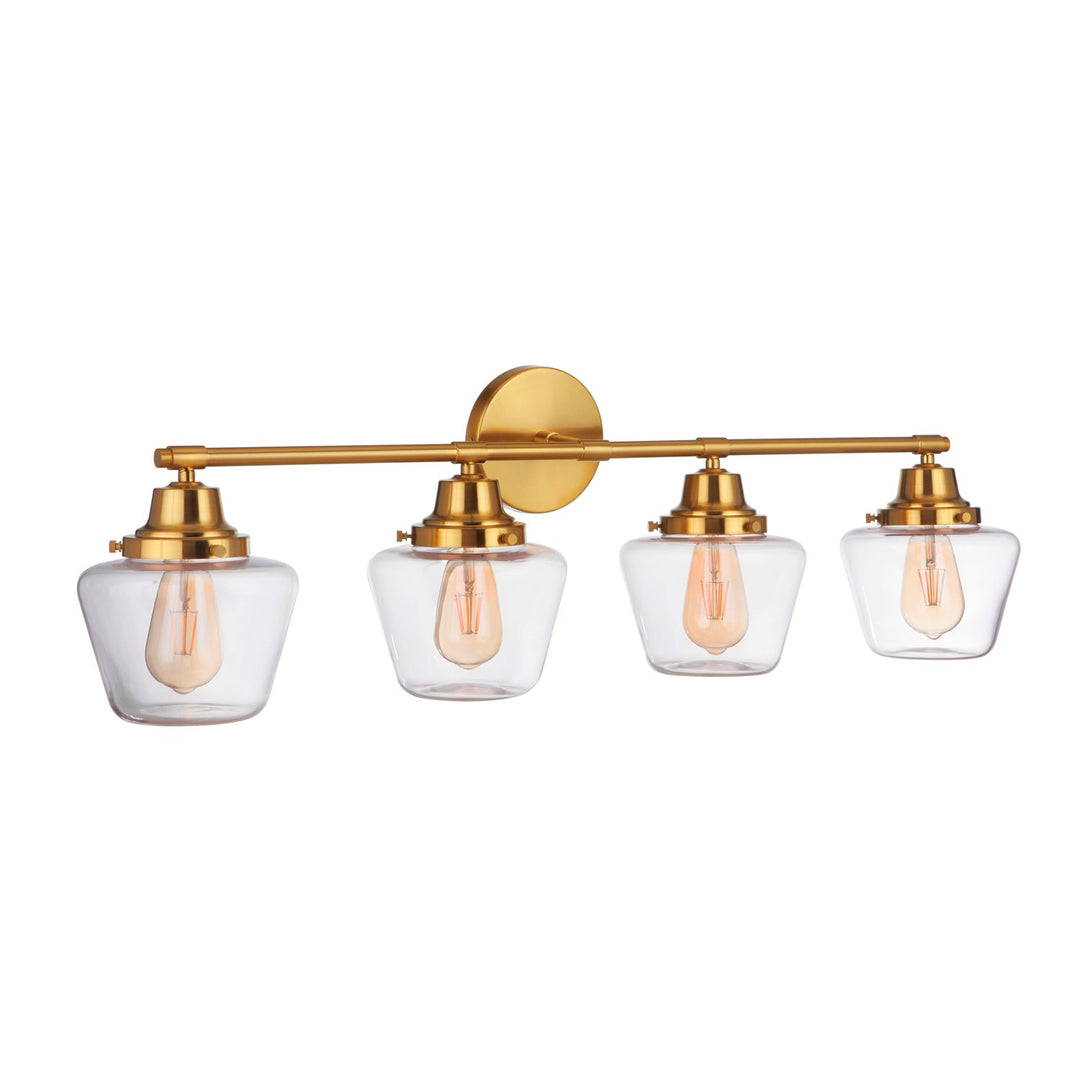 4 Light Vanity in Satin Brass by Craftmade