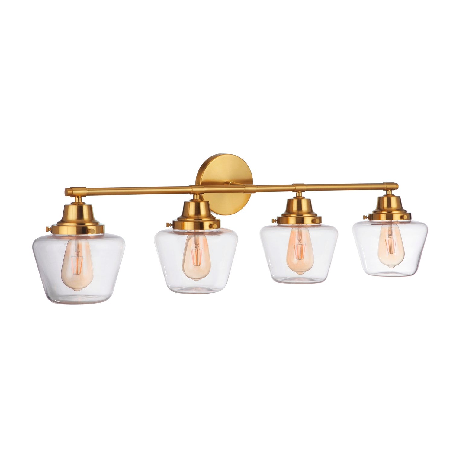 4 Light Vanity in Satin Brass by Craftmade