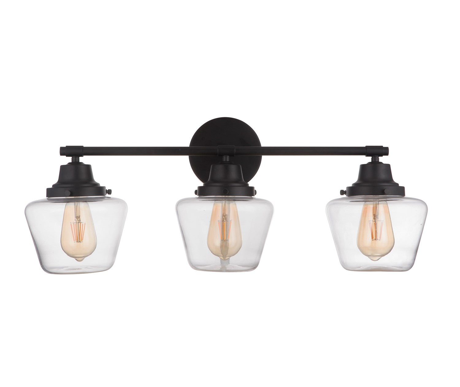 3 Light Vanity in Flat Black by Craftmade