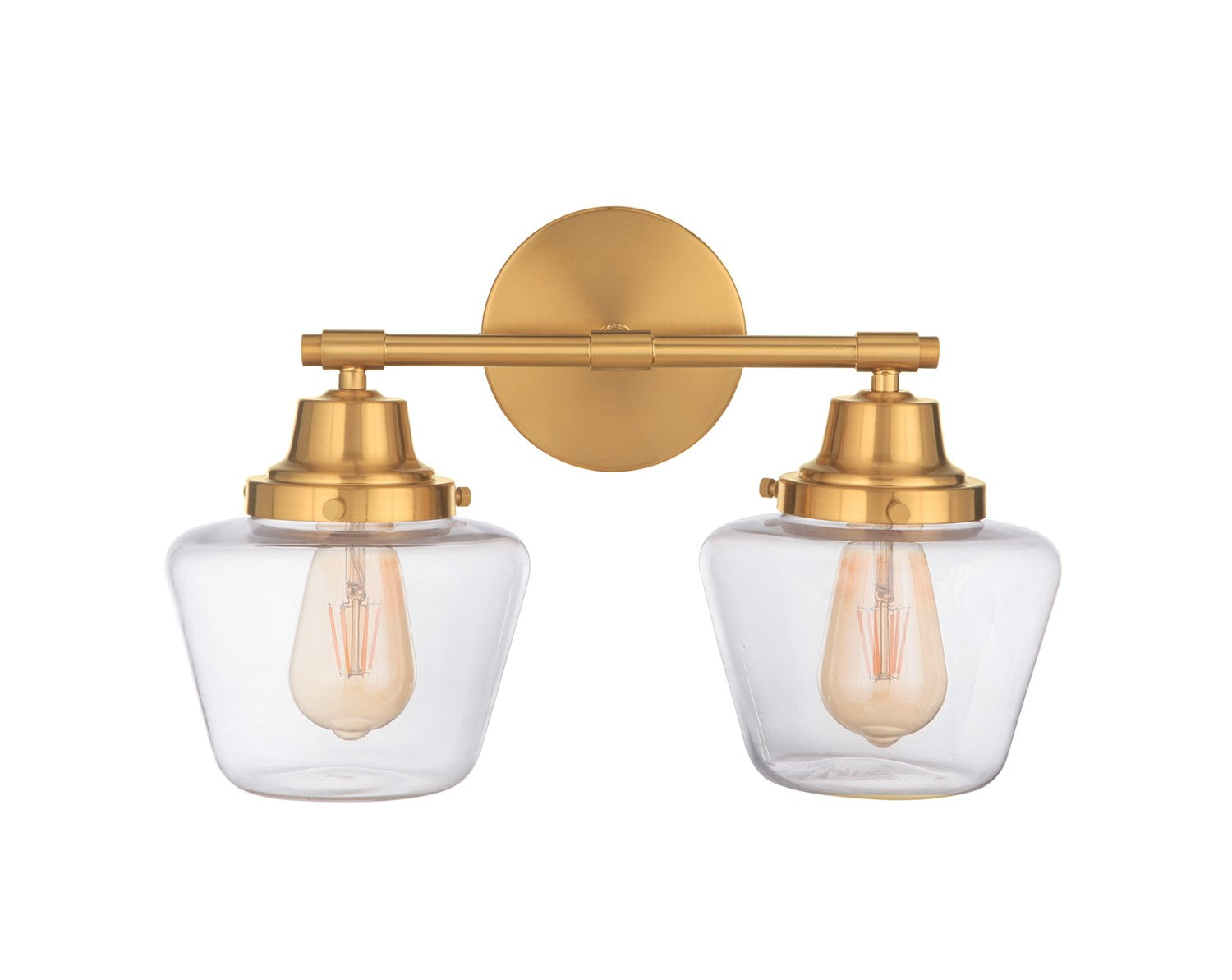 2 Light Vanity in Satin Brass by Craftmade