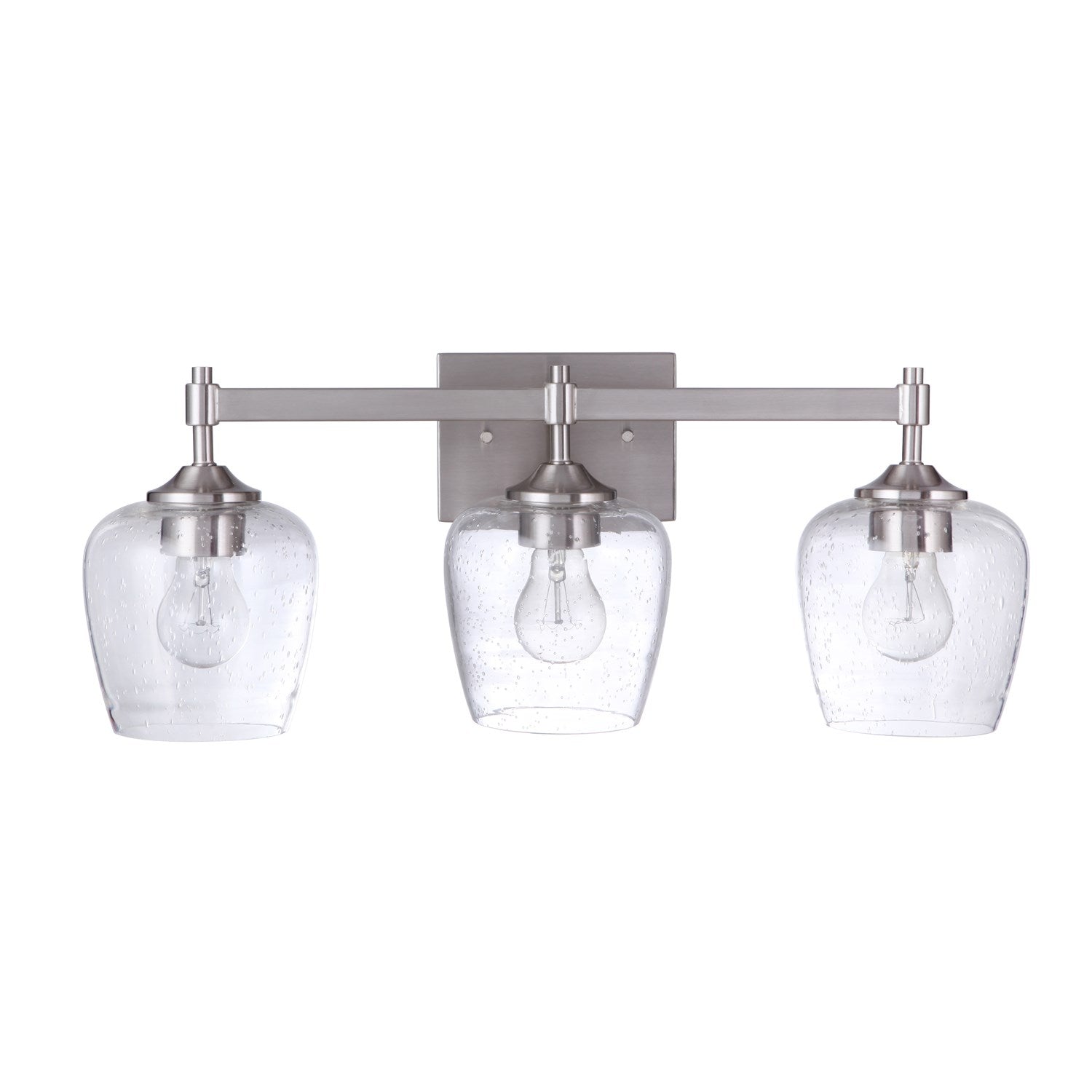 3 Light Vanity in Brushed Polished Nickel
