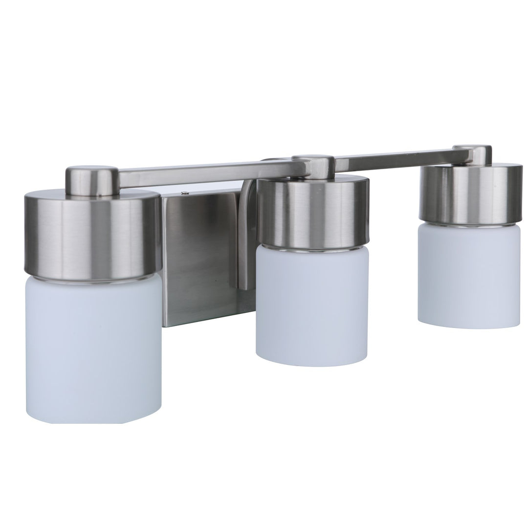 3 Light Vanity in Brushed Polished Nickel by Craftmade