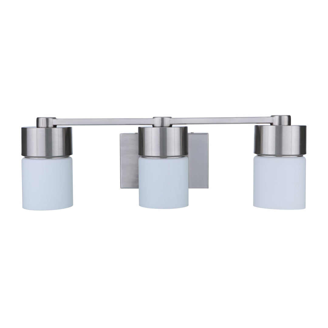 3 Light Vanity in Brushed Polished Nickel