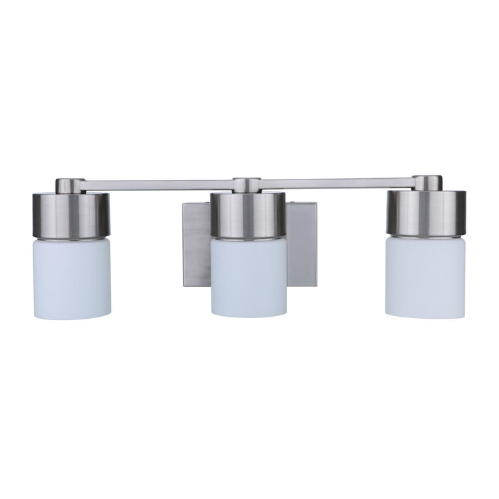 3 Light Vanity in Brushed Polished Nickel