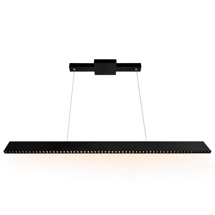 45 In Led Integrated Black Chandelier by CWI Lighting