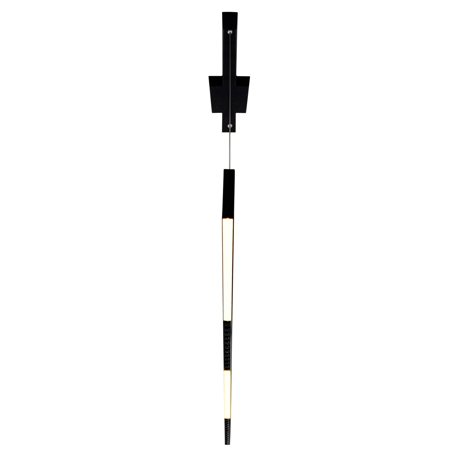 42 In Led Integrated Black Chandelier