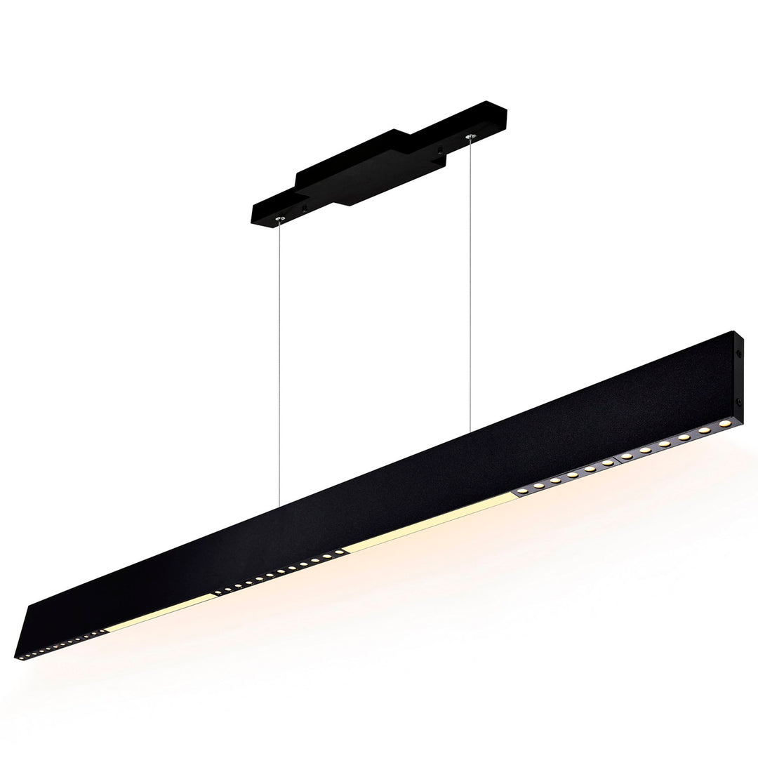 42 In Led Integrated Black Chandelier