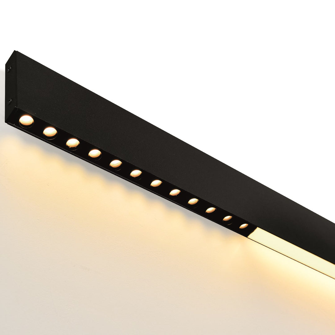 42 In Led Integrated Black Chandelier