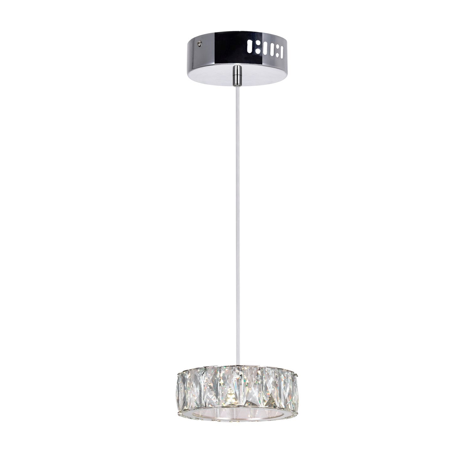 Led Mini Pendant With Chrome Finish by CWI Lighting