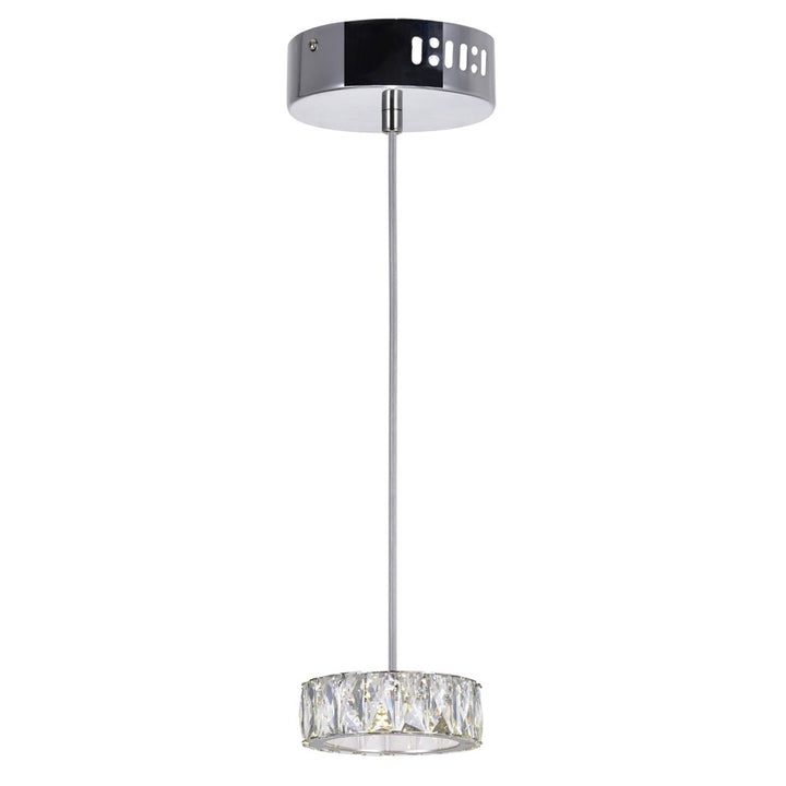 Led Mini Pendant With Chrome Finish