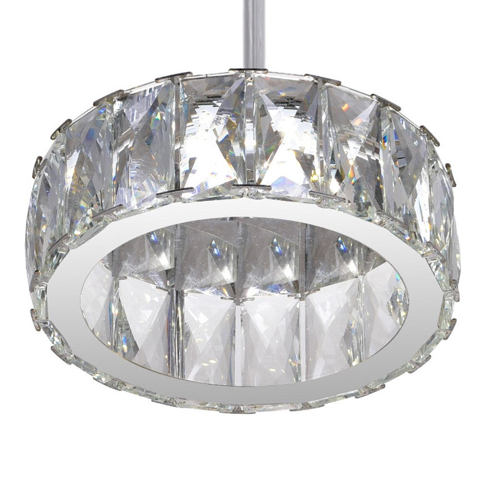Led Mini Pendant With Chrome Finish