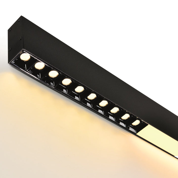5 In Led Integrated Black Chandelier