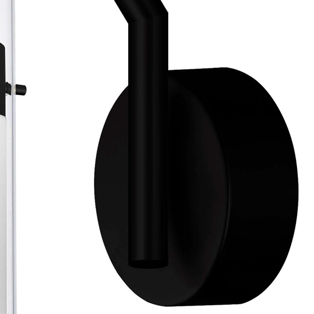 Led Integrated Black Wall Light