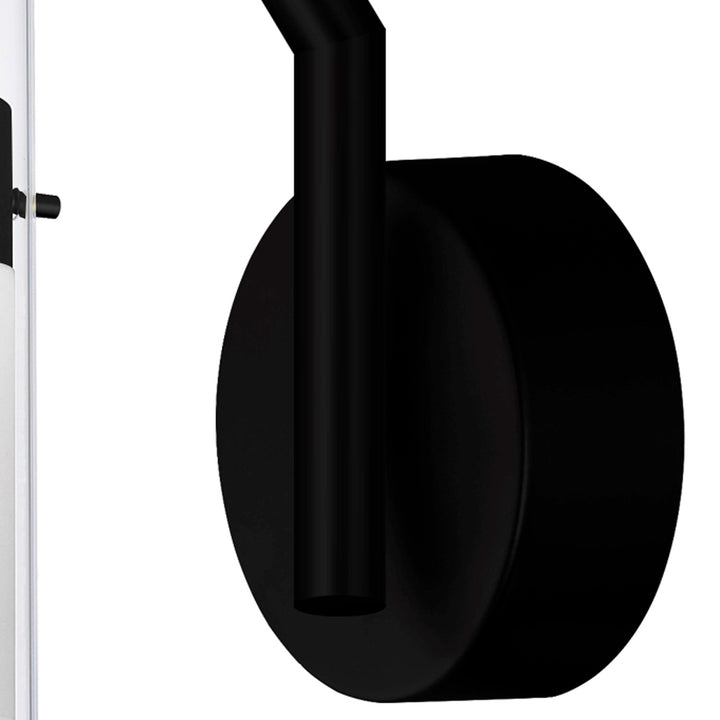 Led Integrated Black Wall Light