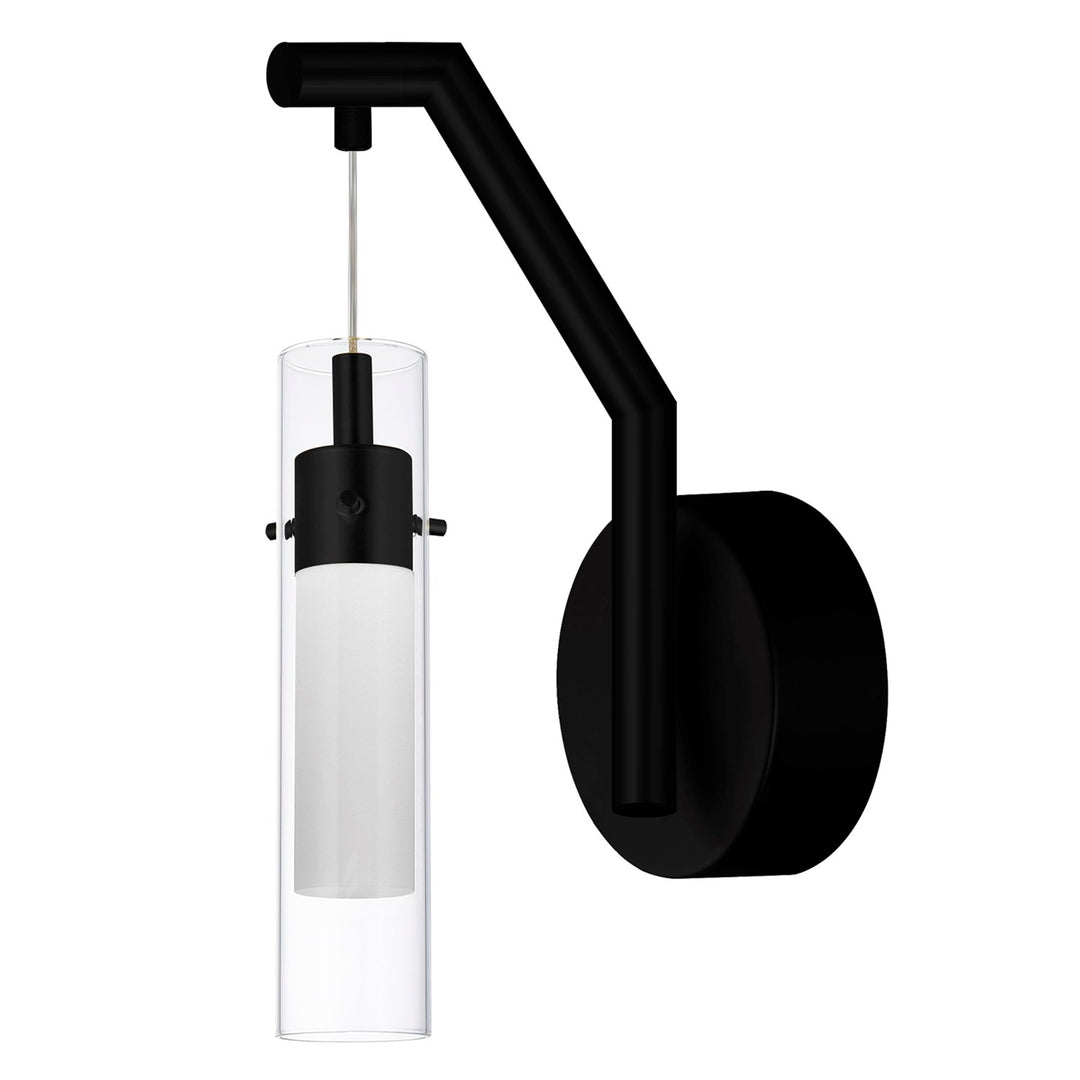 Led Integrated Black Wall Light