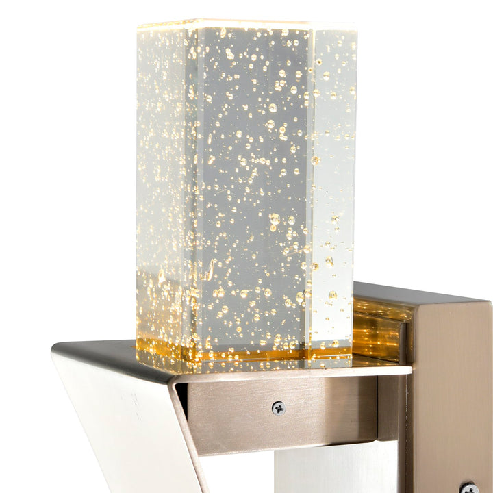 Led Integrated Satin Nickel Wall Light