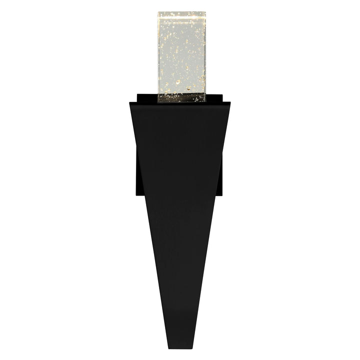 Led Integrated Black Wall Light