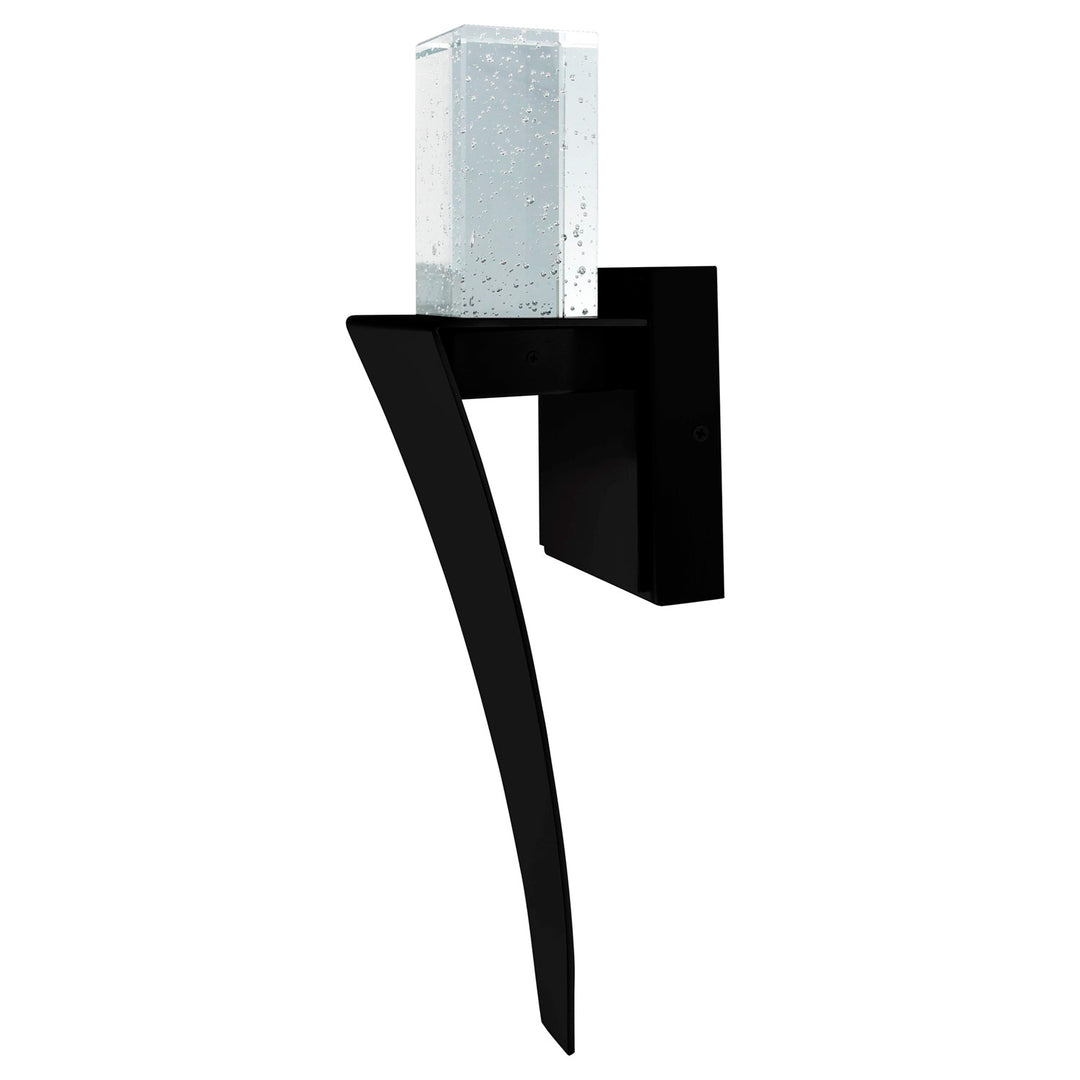 Led Integrated Black Wall Light