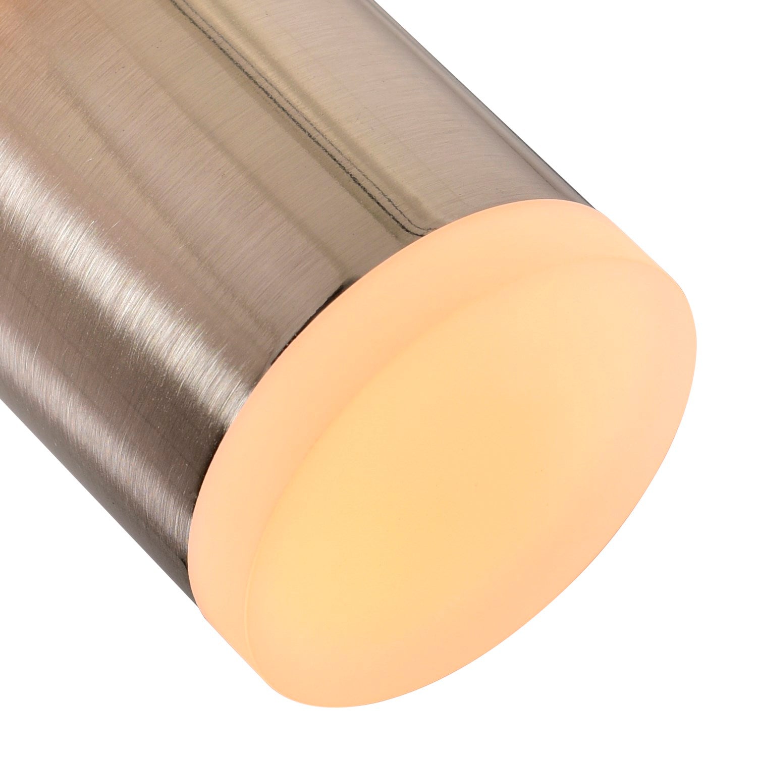 Led Integrated Mini Pendant With Satin Nickel Finish