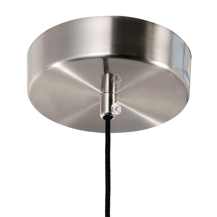 Led Integrated Mini Pendant With Satin Nickel Finish