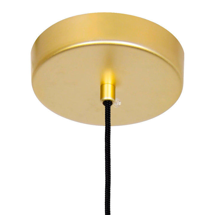 Led Integrated Mini Pendant With Satin Gold Finish