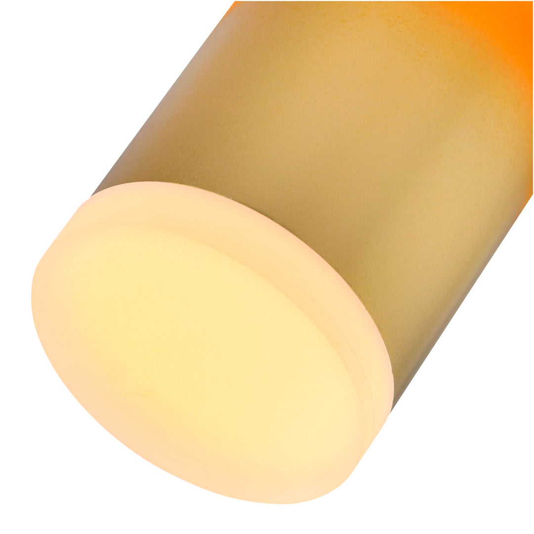 Led Integrated Mini Pendant With Satin Gold Finish