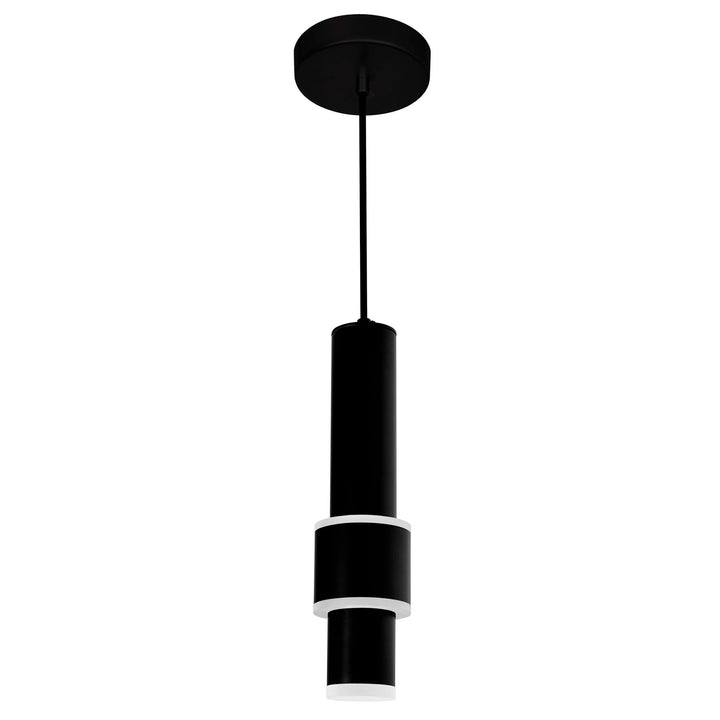Led Integrated Mini Pendant With Black Finish