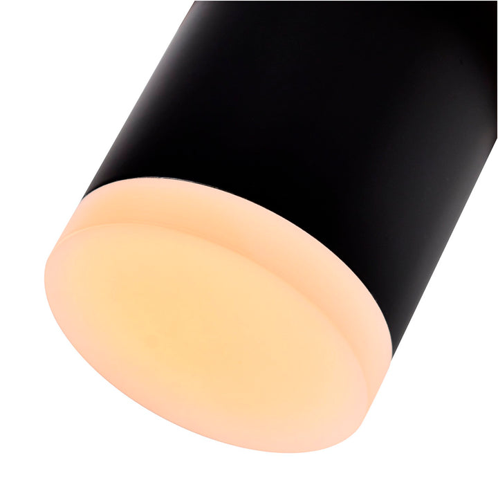 Led Integrated Mini Pendant With Black Finish
