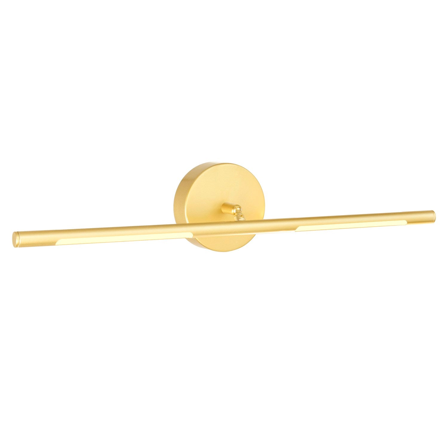 Led Integrated Wall Light With Satin Gold Finish by CWI Lighting