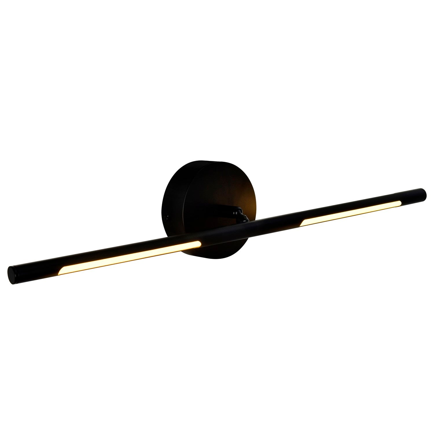 Led Integrated Wall Light With Black Finish by CWI Lighting
